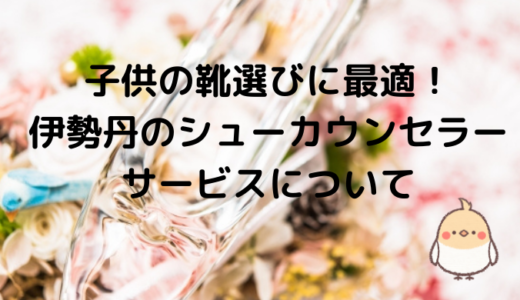 子供の靴選びに最適！伊勢丹のシューカウンセラーサービスについて